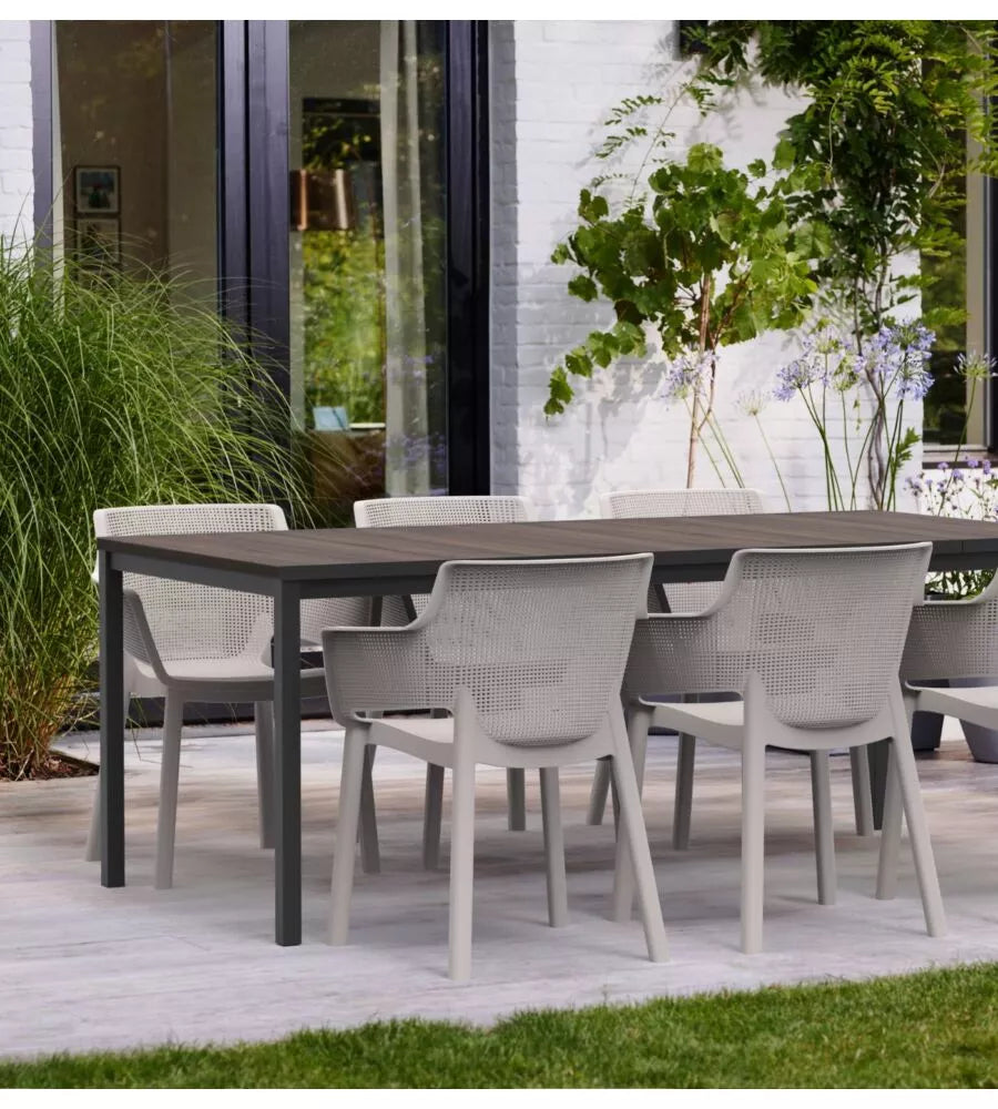 Keter tavolo da giardino Porto grafite 160cm