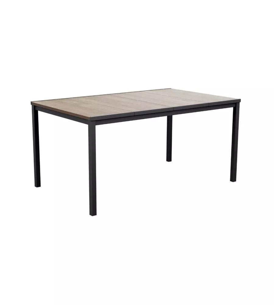 Set tavolo Porto + 6 sedie Julie Keter Graphite - Perrone Shop