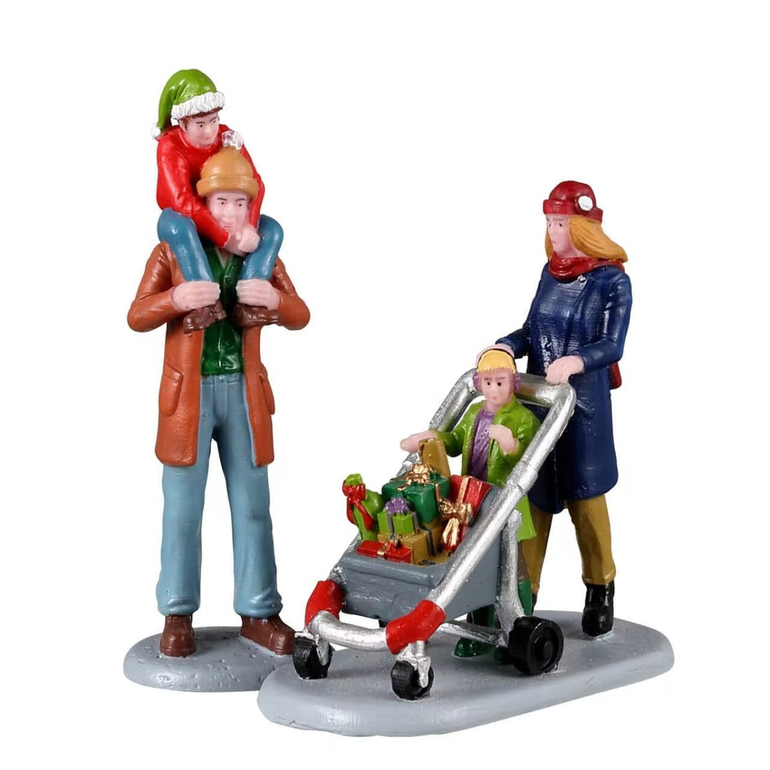 Soggetto shopping natalizio in famiglia | Lemax - Perrone Shop