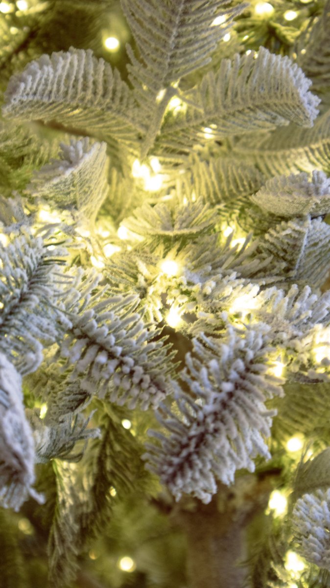 Albero di Natale Rockefeller Slim Innevato by Salvatore Izzo 210CM - 2200LED integrati | Xone - Perrone Shop