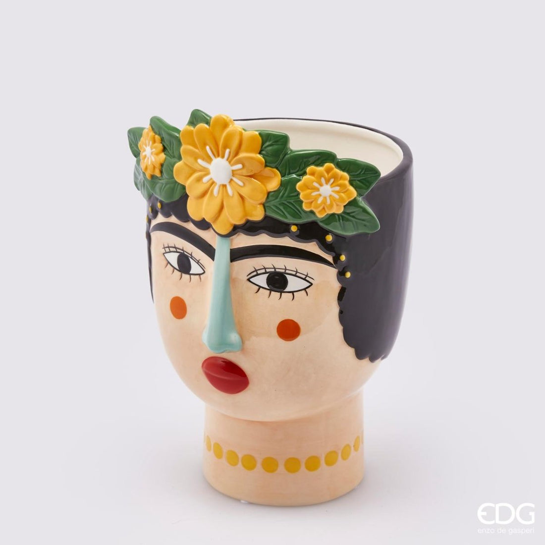 Vaso Testa Tenerife giallo EDG - Perrone Shop