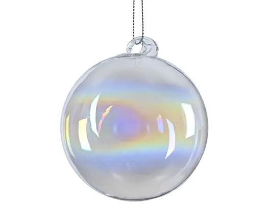 Sfera Natalizia in Vetro Iridescente Ø 10 cm | Kaemingk