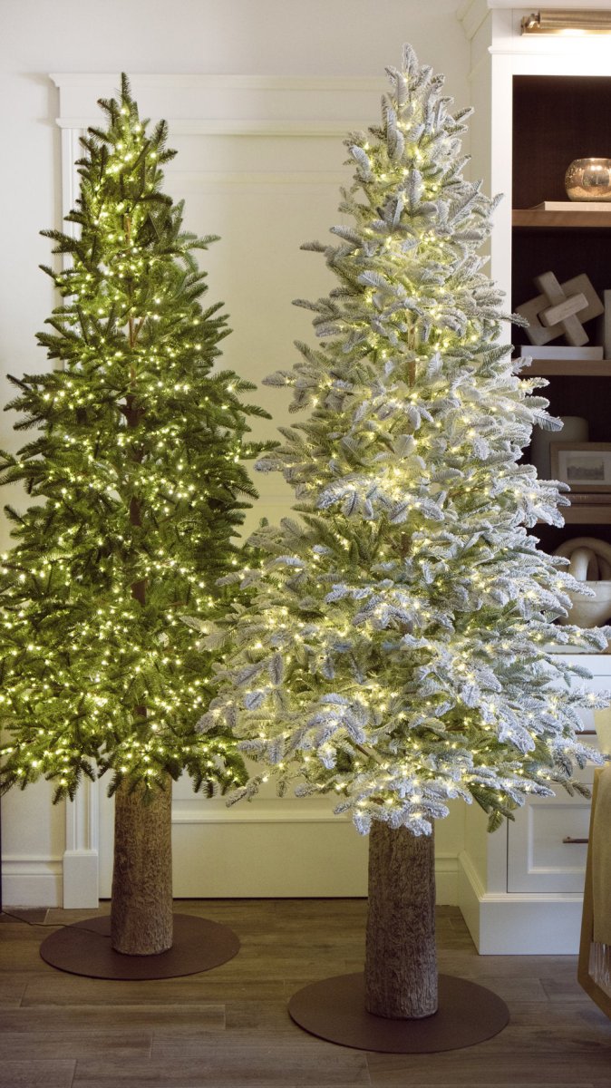 Albero di Natale Rockefeller Slim Innevato by Salvatore Izzo 210CM - 2200LED integrati | Xone - Perrone Shop