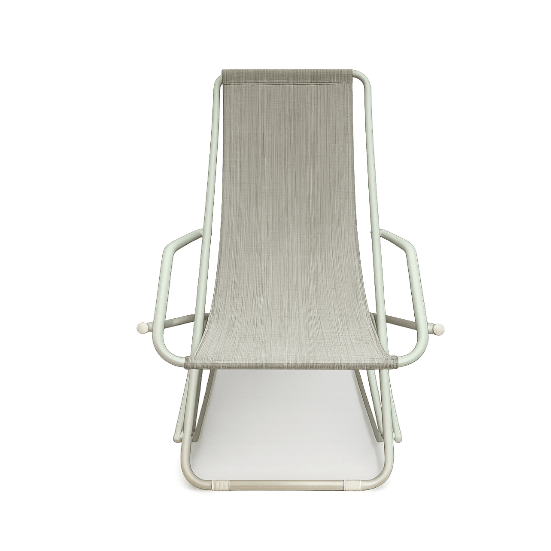 Sdraio Pieghevole Gladys in acciaio e textilene Xone - Perrone Shop