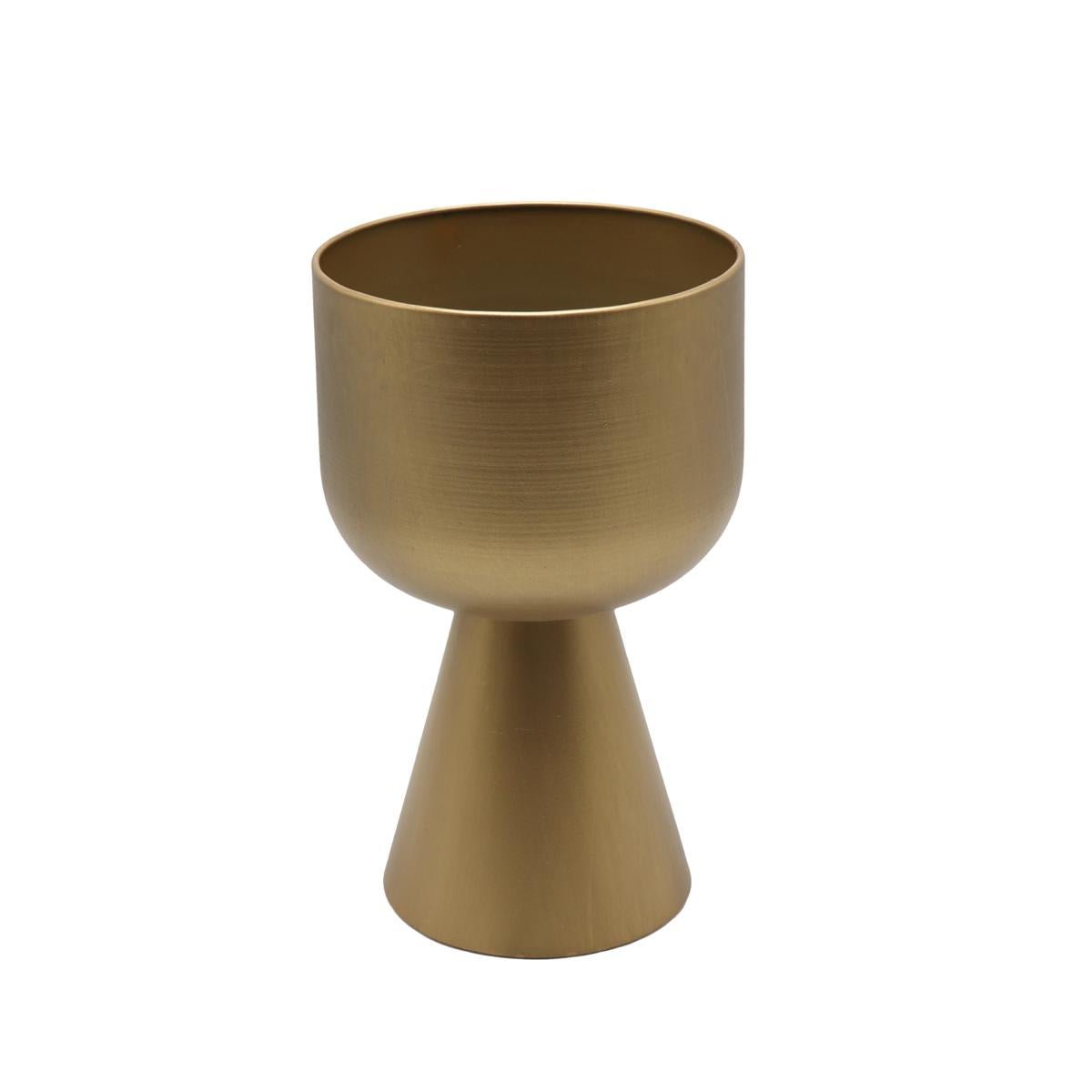 Vaso in metallo oro - Perrone Shop