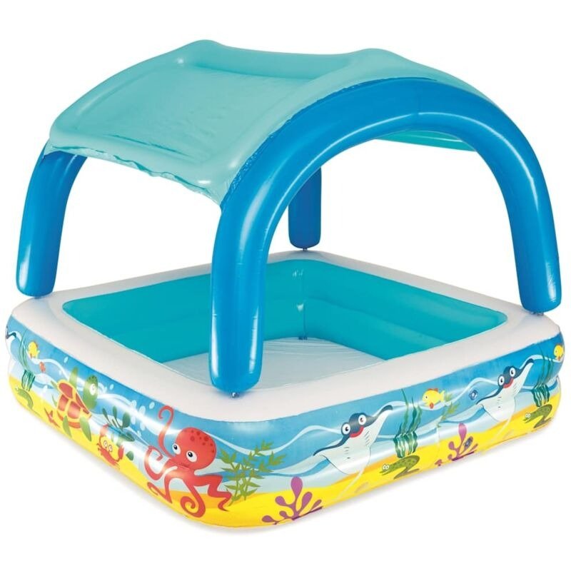 Piscina Gonfiabile Bestway Pesci Tropicali con Parasole - Perrone Shop
