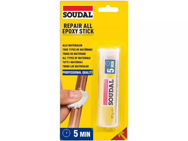 Adesivo Epossidico Bicomponente Repair All Epoxy Stick Soudal