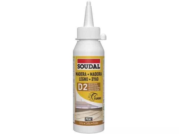 Colla per Legno Rapida D2 Soudal – Adesivo Vinilico per Falegnameria e Bricolage - Perrone Shop