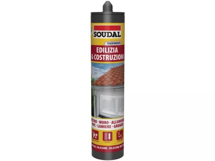 Silicone Neutro Soudal 300 ml per Infissi, PVC e Sigillature Professionali - Perrone Shop