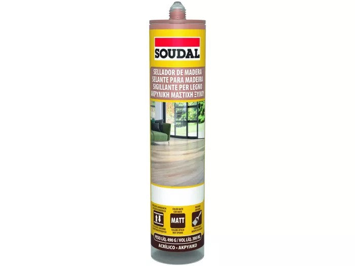 Sigillante Acrilico per Legno e Parquet Soudal 300 ml