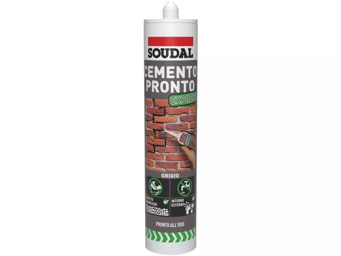 Cemento Pronto Acrilico 310 ml – Stucco per Riparazioni di Calcestruzzo e Muratura - Perrone Shop