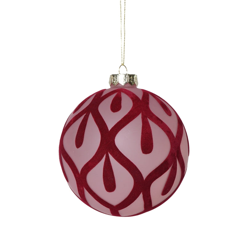 Pallina di Natale in Vetro Satinato – Ø10 cm