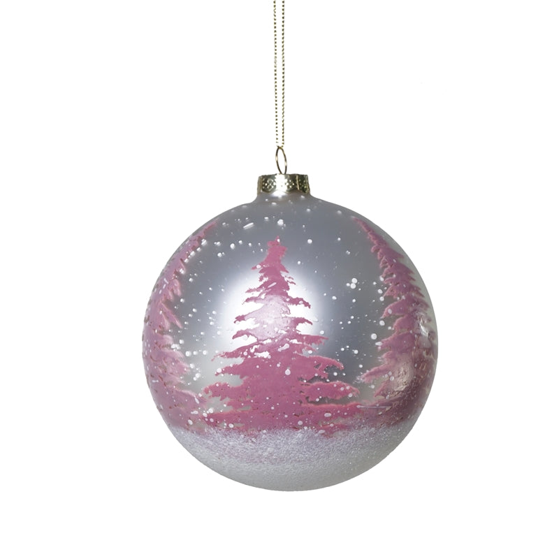 Pallina di Natale in Vetro Satinato – Ø10 cm