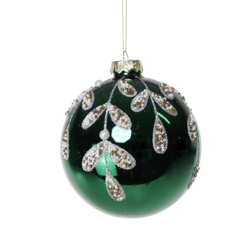 Pallina di Natale in Vetro Satinato – Ø10 cm