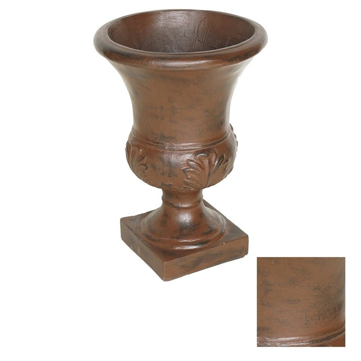 Vaso Decorativo Marrone in Cemento – Diametro 38×54 cm