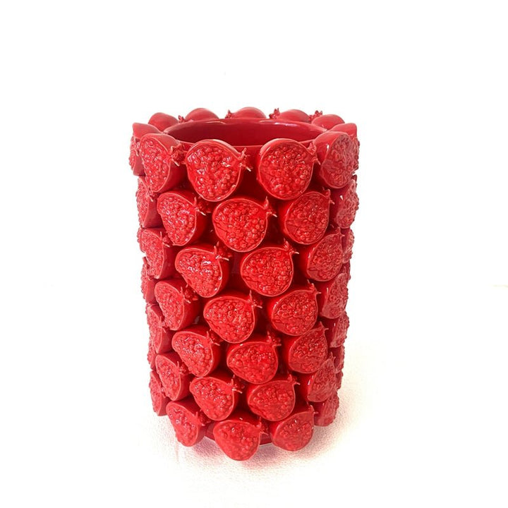Vaso Melograno Rosso in Ceramica – Diametro 25×37 cm