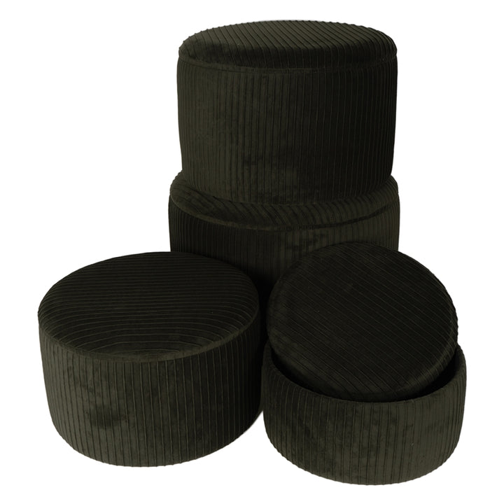 Scatola verde in Legno e Velluto – Design Moderno e Funzionale