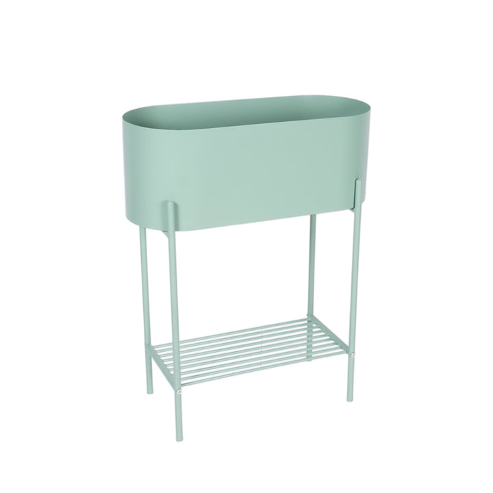 Portavasi Verde in Metallo