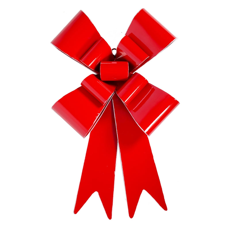 FIOCCO ROSSO IN METALLO