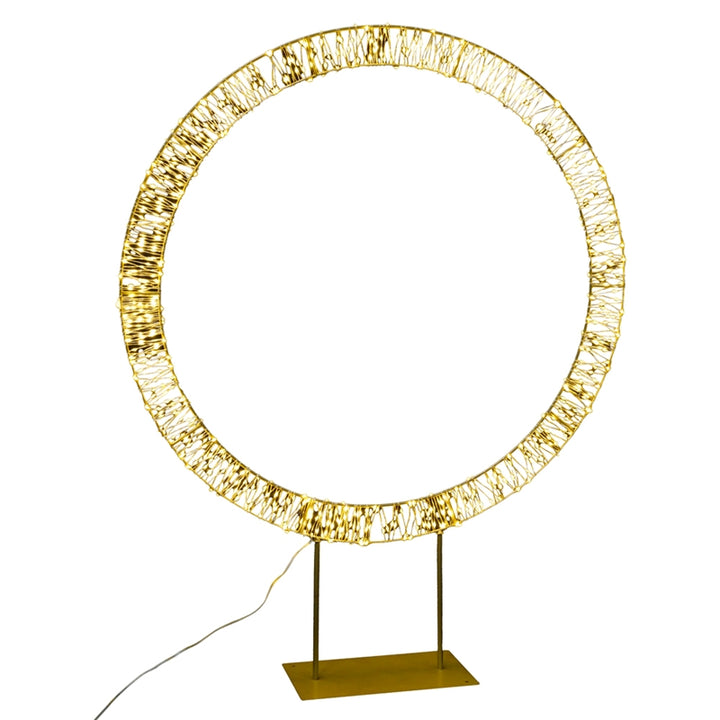 Cerchio Oro Led Per Albero Di Natale