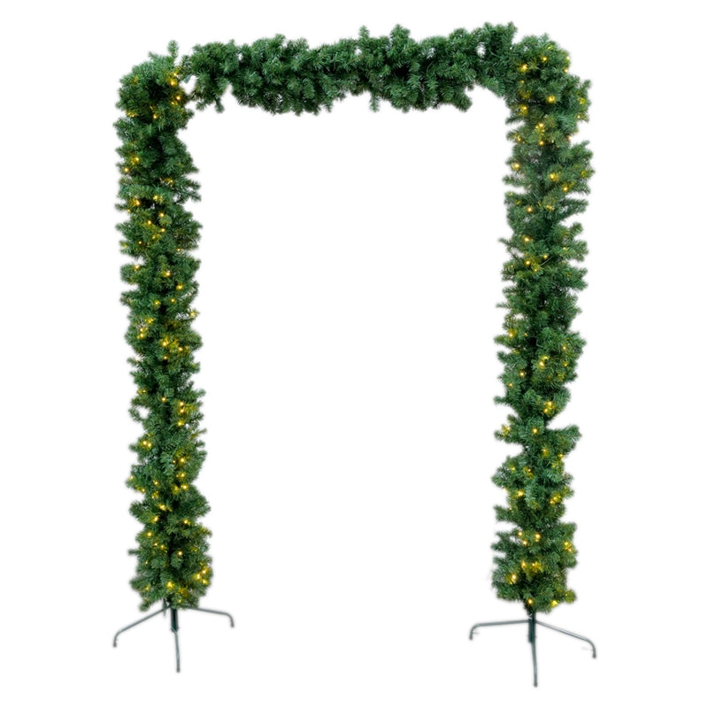 Arco Natalizio di Pino in PVC H240x180cm