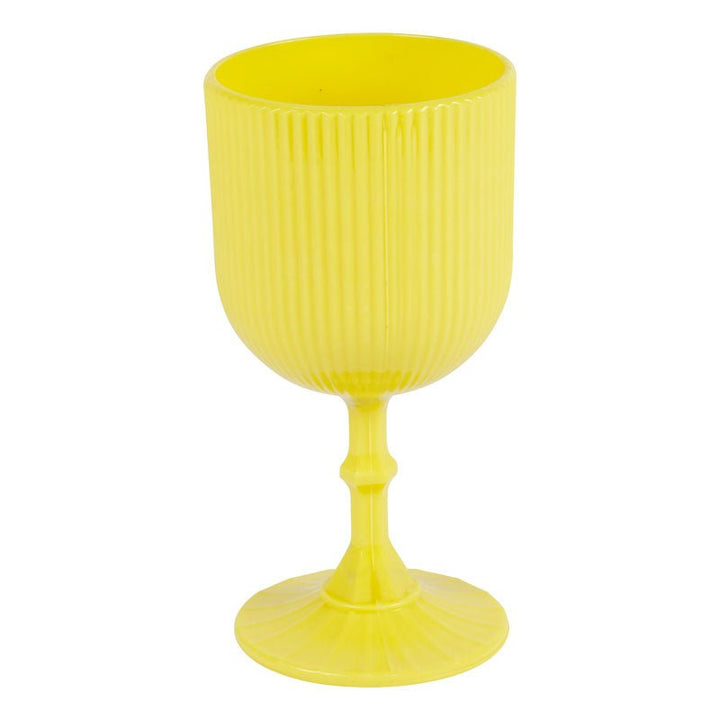 Vasetto decorativo giallo H17cm - Perrone Shop