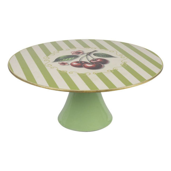 Alzatina con decorazione ciliegie in PVC - Perrone Shop