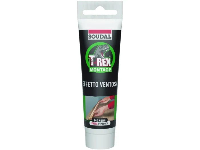 T-Rex Montage Effetto Ventosa – Adesivo di Montaggio Senza Chiodi ad Alta Presa 200g - Perrone Shop