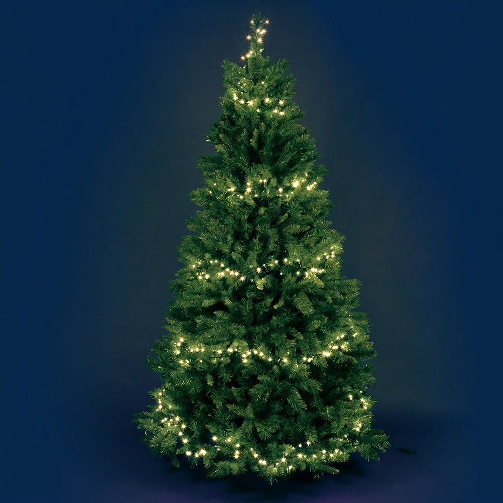 Catena luminosa da 1500 Cluster Filo Verde Caldo 30mt | Lotti - Perrone Shop