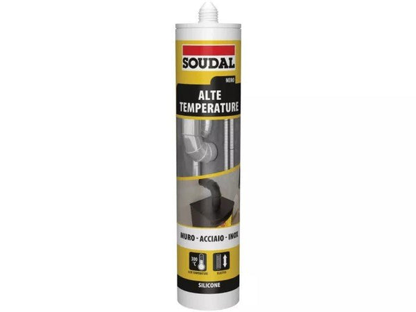 Silicone Alte Temperature – Sigillante Resistente al Calore per Stufe, Forni e Camini Nero - Perrone Shop