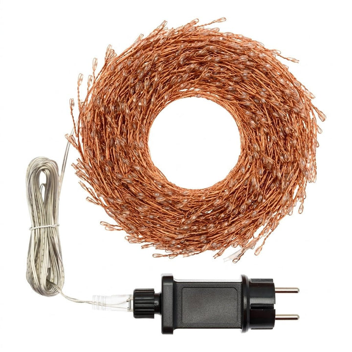 Minicluster Multicolor 1000 LED con Cavo in Rame – 20 Metri - Perrone Shop