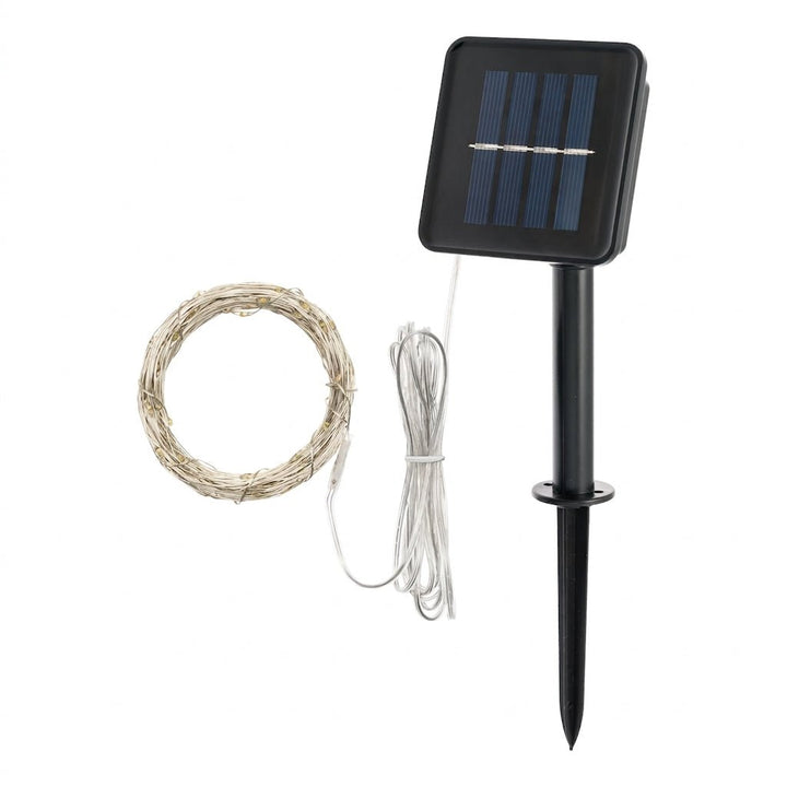 Catena solare 20 m con 200 MicroLED luce calda - Perrone Shop