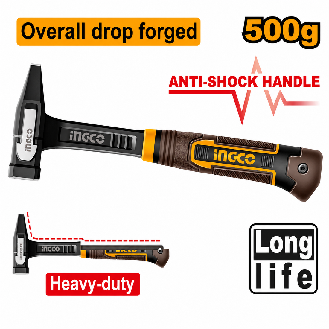 MARTELLO TEDESCO 500G IMP. ANTI SHOCK