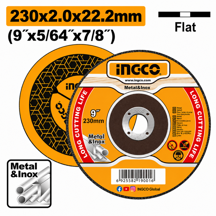 Disco Abrasivo per Metalli 230x2mm