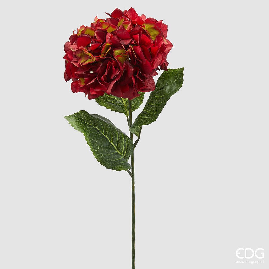 Ortensia ramo con foglie H75cm | EDG - Perrone Shop