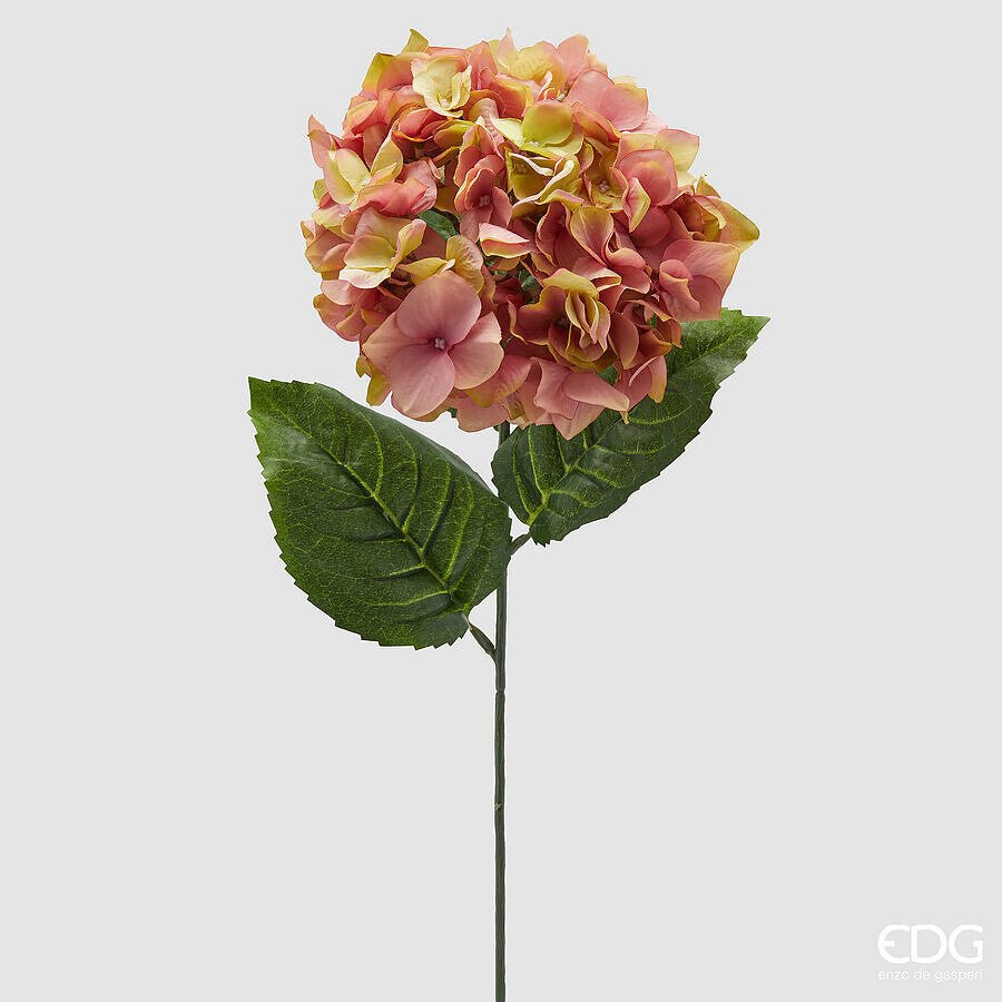 Ortensia ramo con foglie H75cm | EDG - Perrone Shop