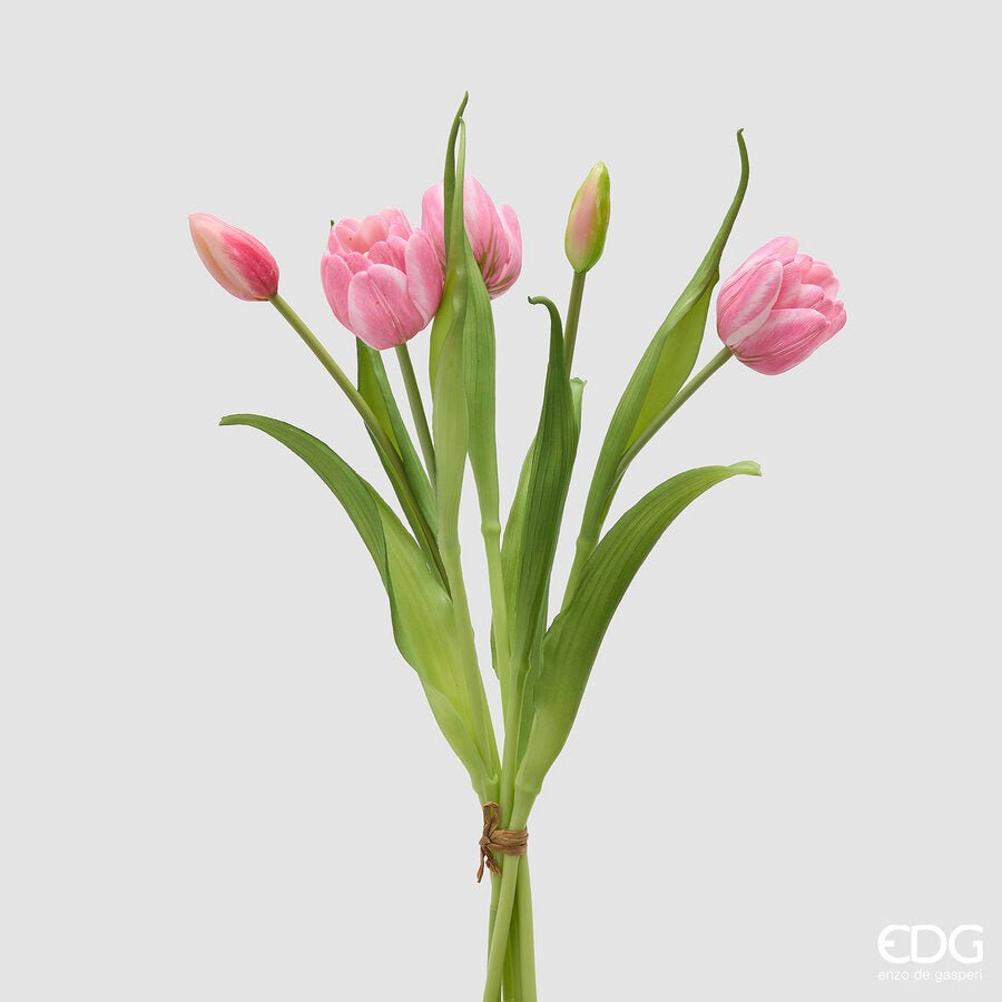 Mazzo di tulipani artificiali H40cm | EDG - Perrone Shop