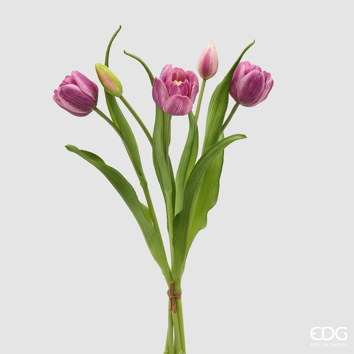 Mazzo di tulipani artificiali H40cm | EDG - Perrone Shop