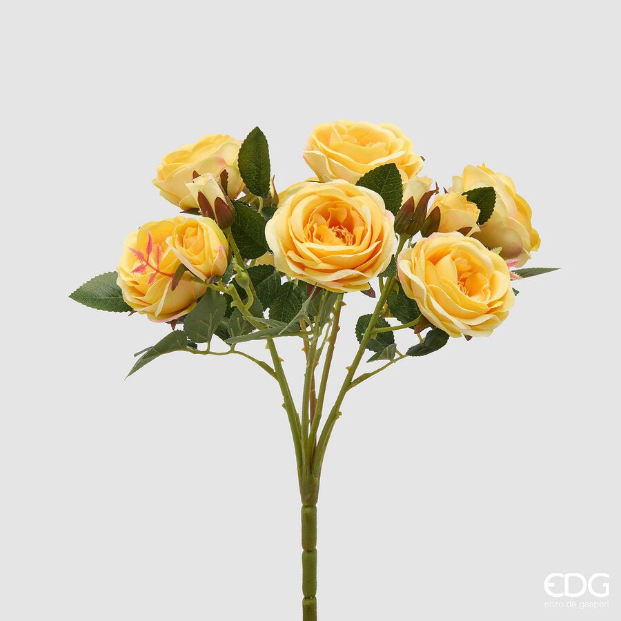 Mazzo di Rose Artificiali H35cm | EDG - Perrone Shop