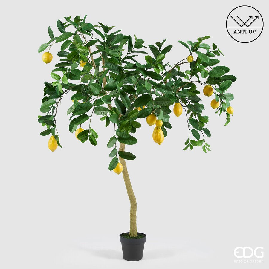 Albero di limone artificiale con vaso | EDG - Perrone Shop