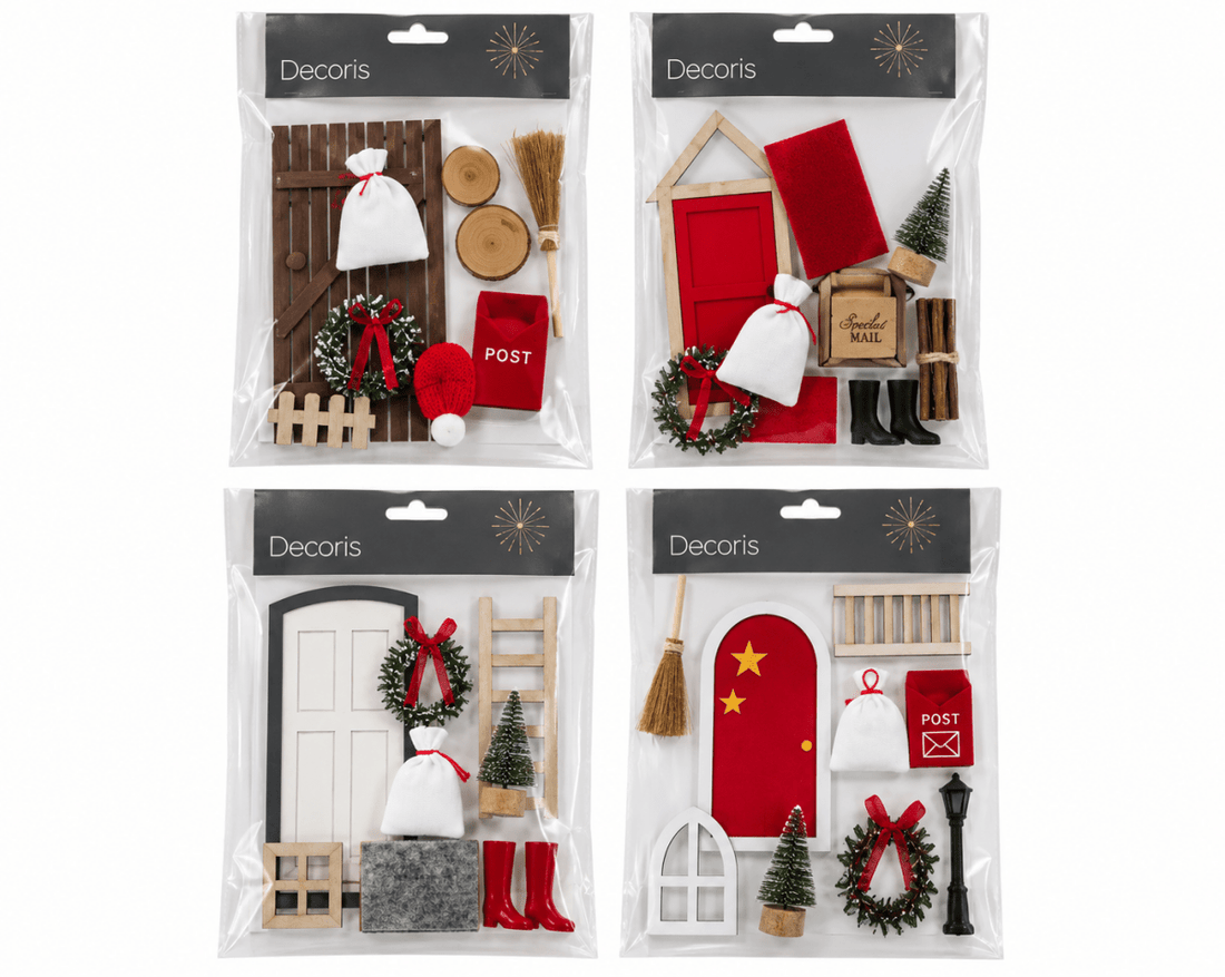 Set Accessori Natalizi in Compensato | Kaemingk - Perrone Shop