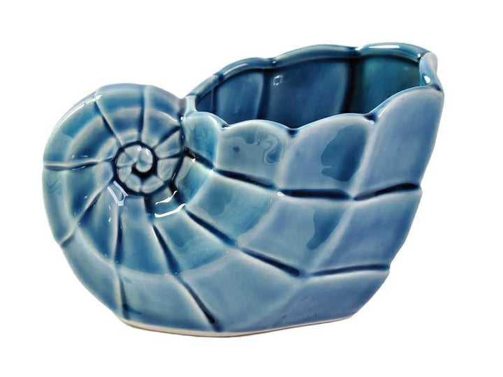 Vaso portafiori in ceramica Blu H.11cm - Perrone Shop