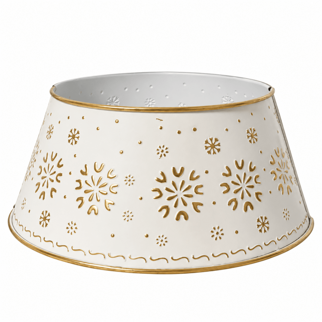 Copribase per Albero di Natale in Ferro Oro | Kaemingk - Perrone Shop