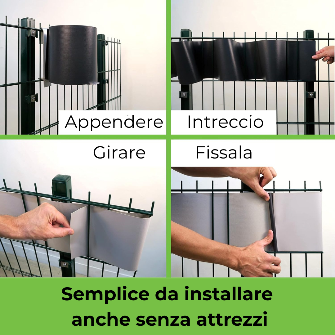 Frangivista PVC con 20 Clip (19cm x 35 mt)