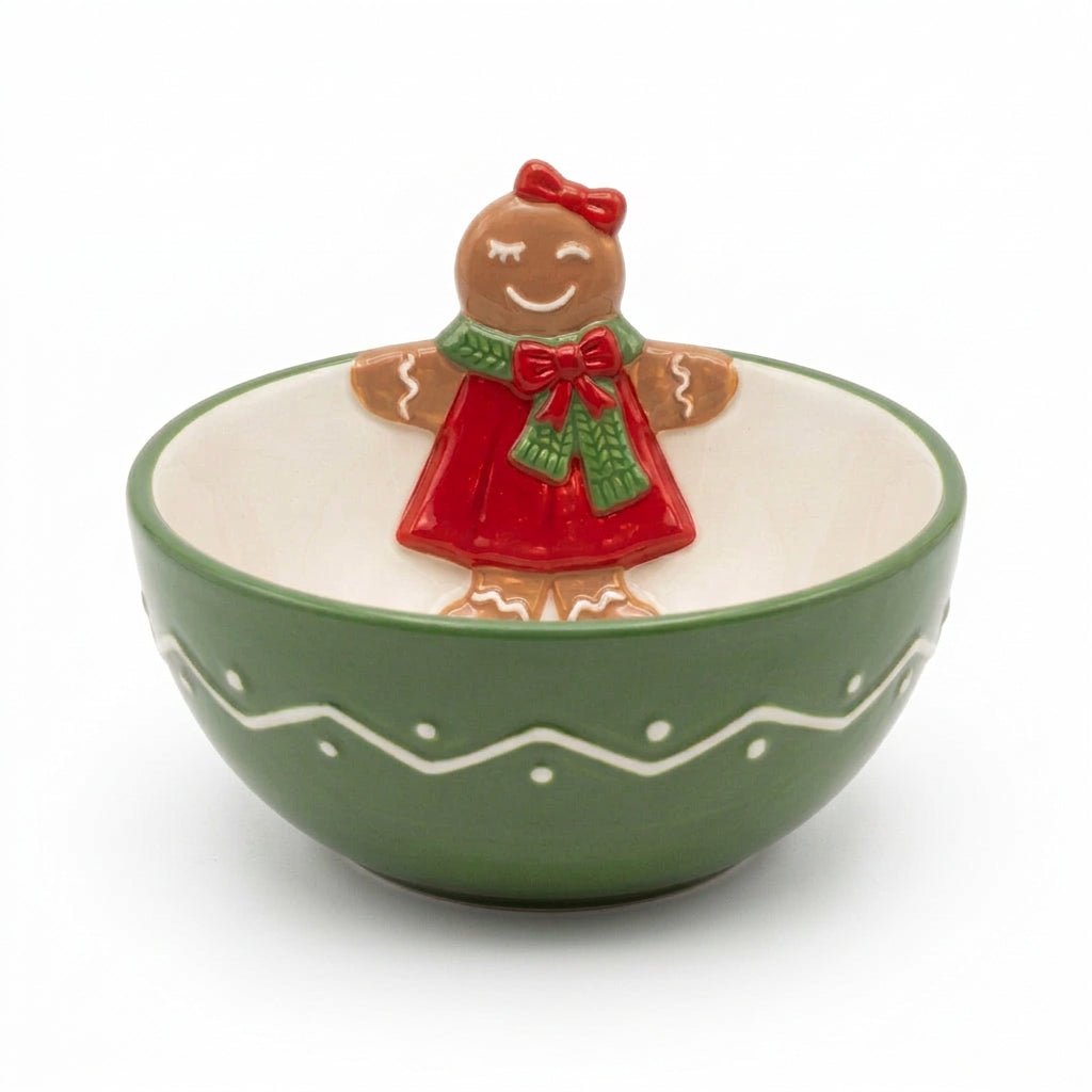 Svuotatasche Omino di Zenzero in Ceramica 14 x 13 x 8 cm | Le Stelle - Perrone Shop