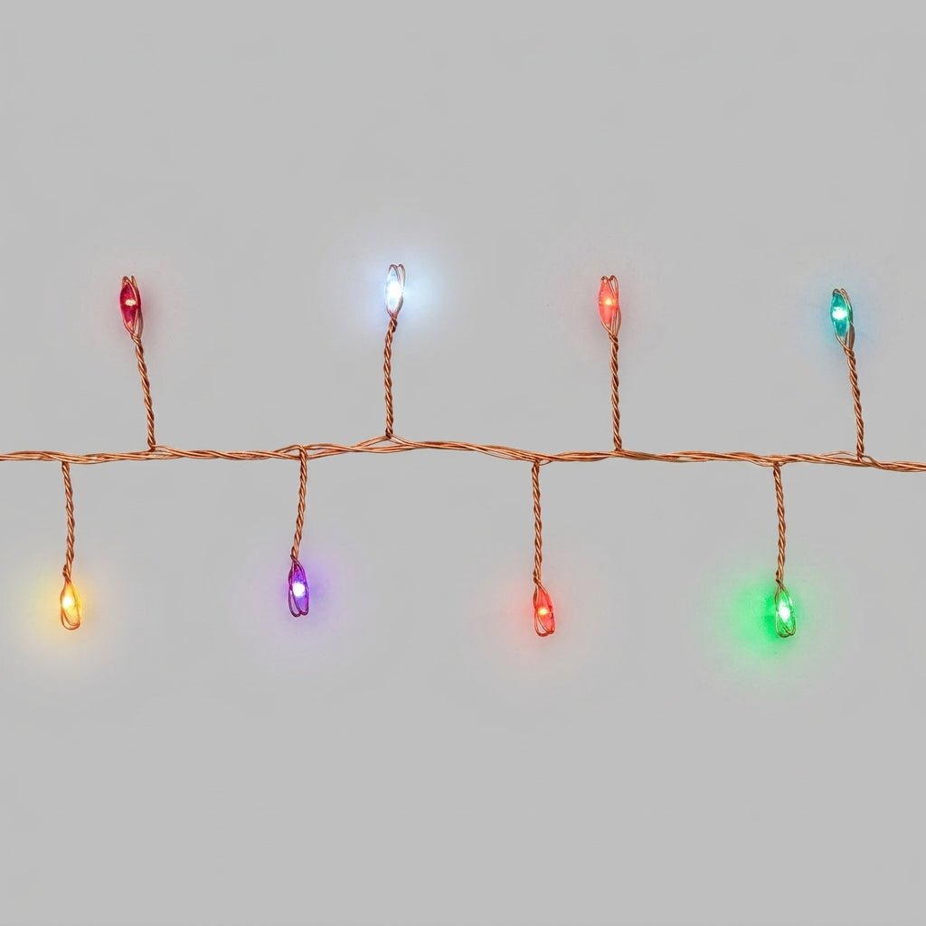 Minicluster Multicolor 1000 LED con Cavo in Rame – 20 Metri - Perrone Shop