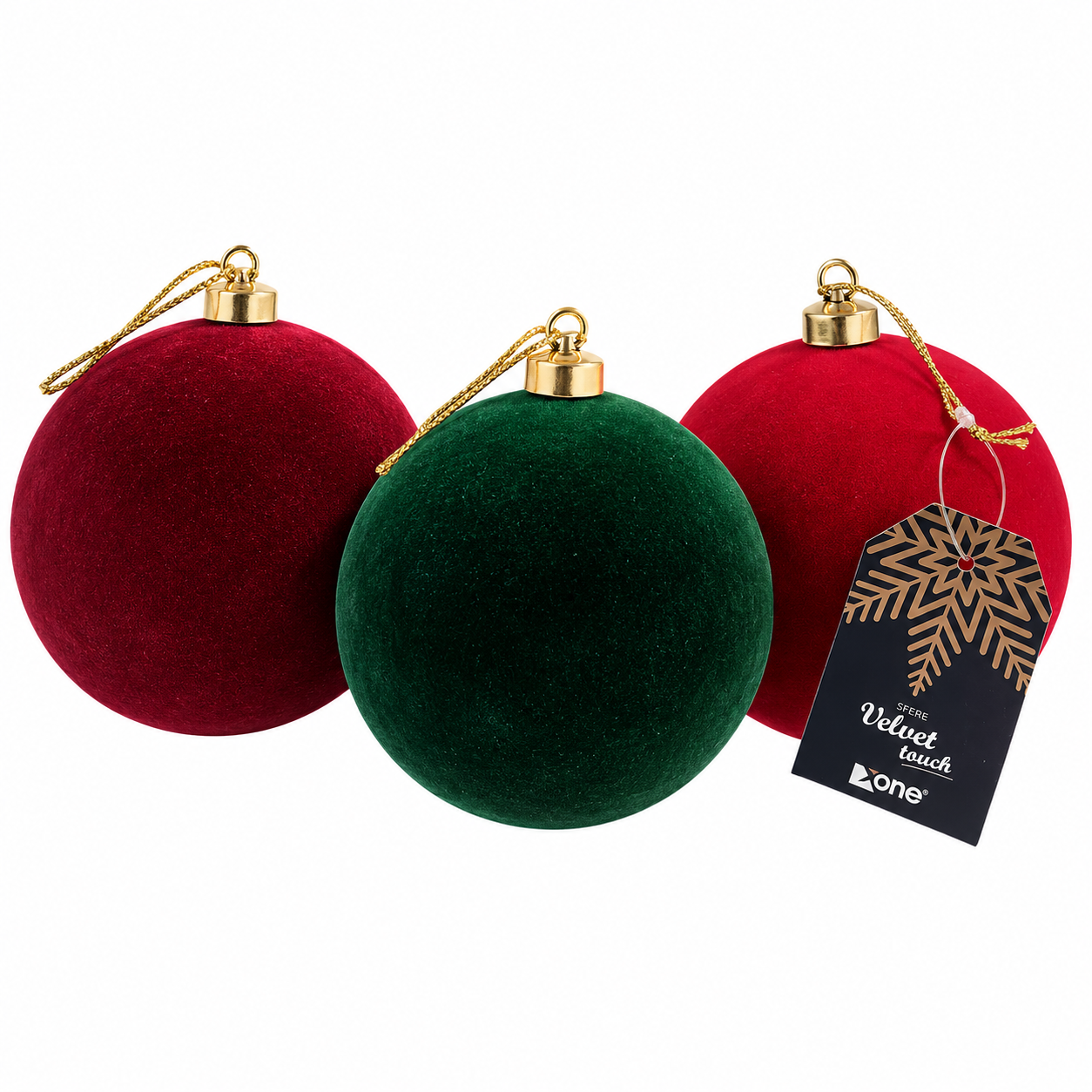 Pallina di Natale Velvet Touch 15cm in tre colori | Xone