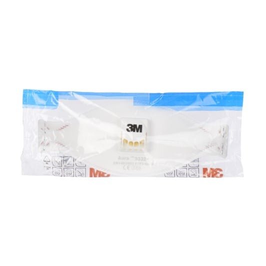Respiratore 3M Aura 9332+ FFP3 con Valvola | Mascherina Antipolvere Professionale - Perrone Shop