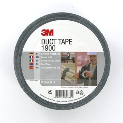 Nastro Americano Telato 3M 1900 50mm x 50m (Duct Tape Professionale) - Perrone Shop
