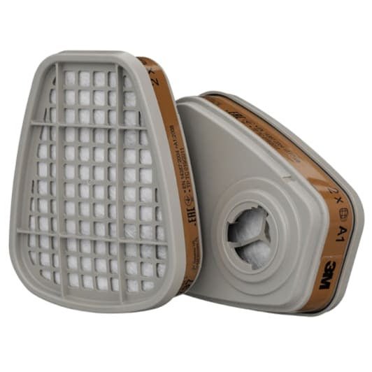 Filtro 3M 6051 A1 Gas e Vapori | Cartuccia Respiratore Serie 6000 e 7000 - Perrone Shop